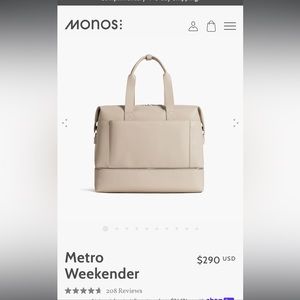 Monos Metro weekend bag.